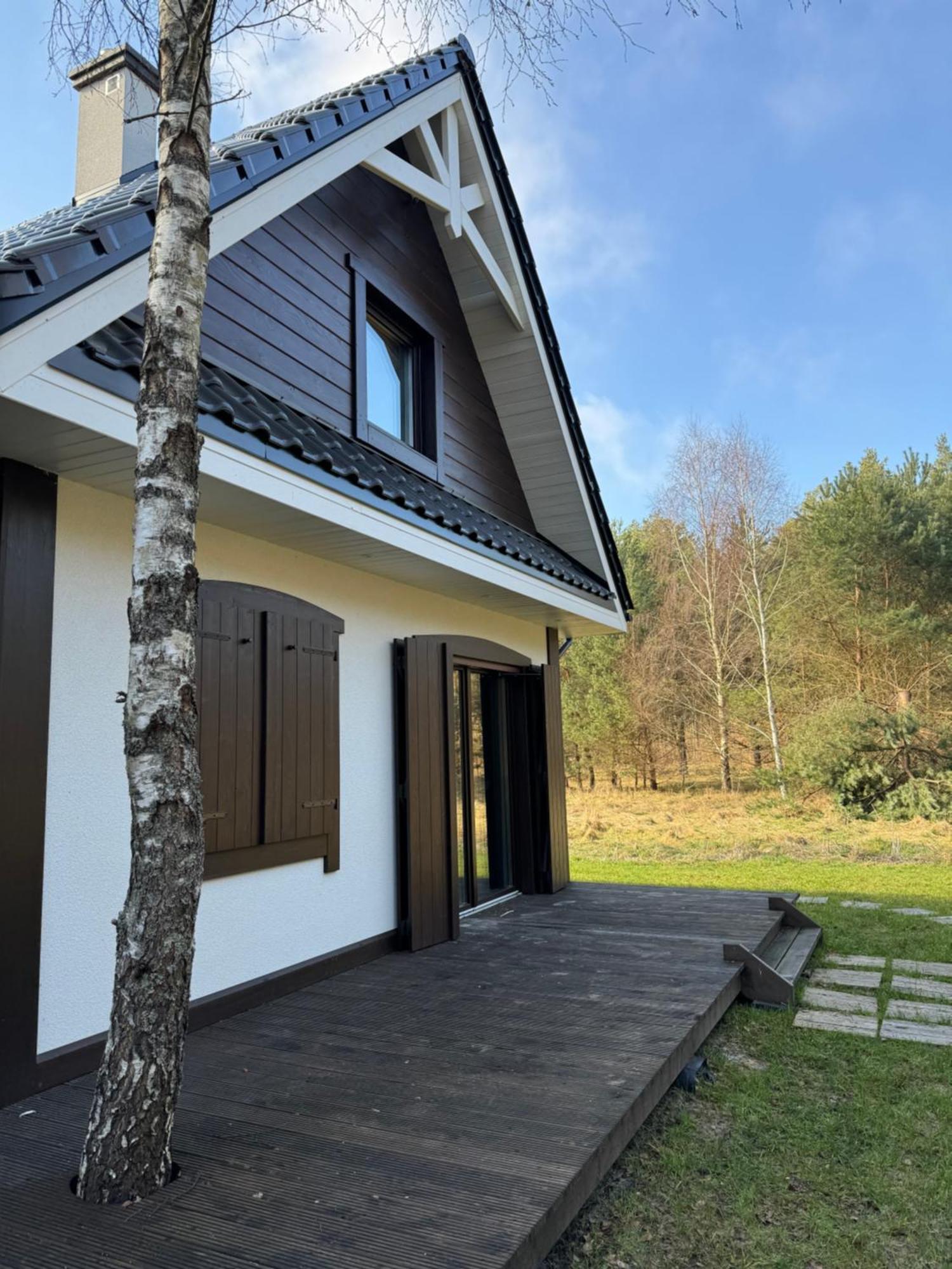 Lesna Osada Na Kaszubach - Drewniane Domy Na Wynajem Bartoszylas Exterior foto